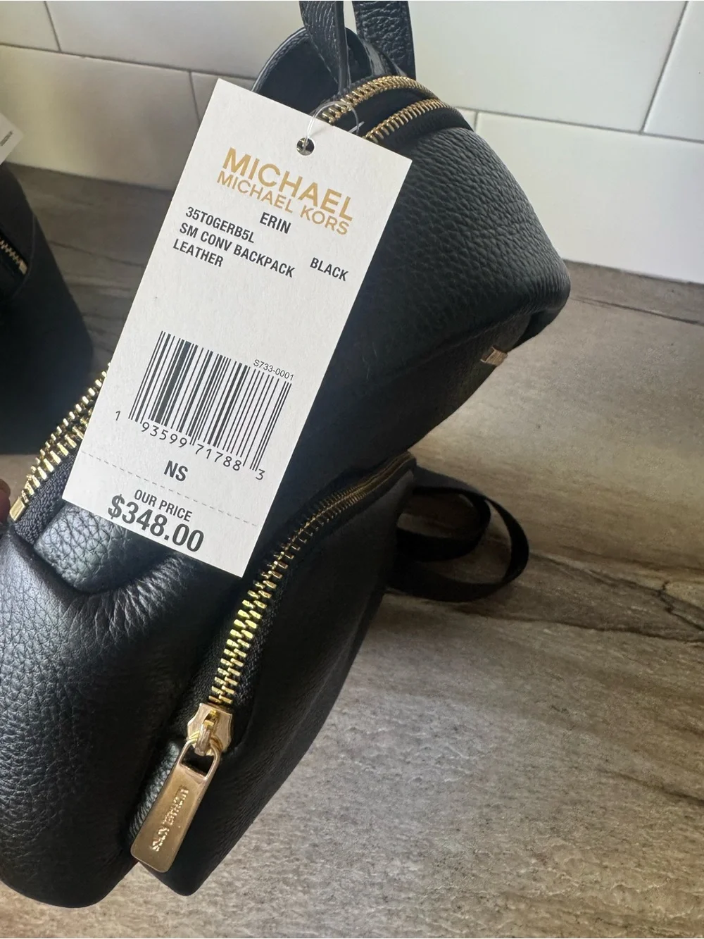 Michael Kors Leather Mini Backpack